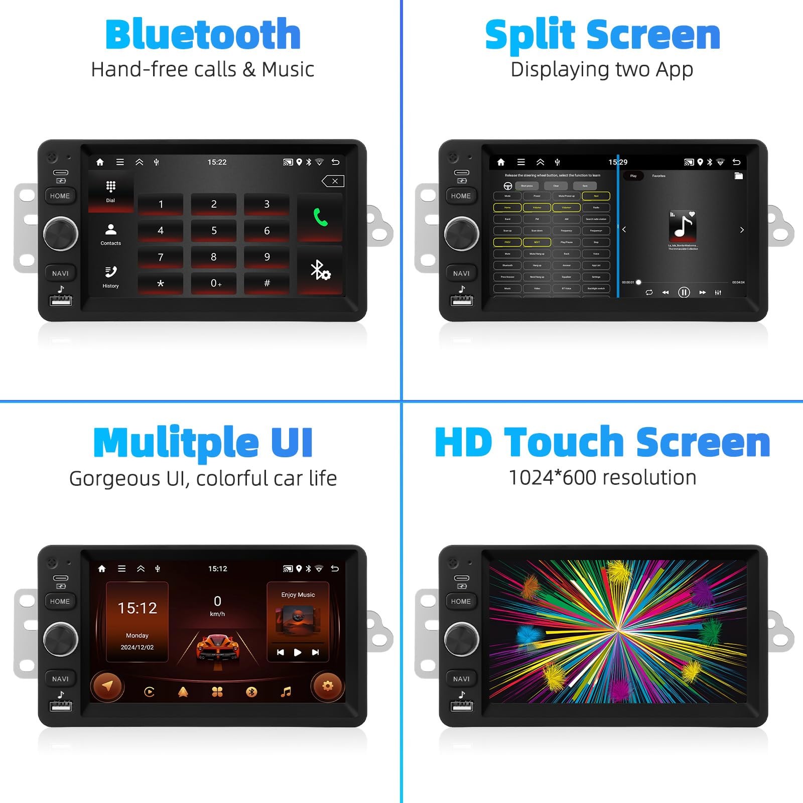 Unitopsci 4-Core64G Android Car Radio For Chevy Chevrolet Silverado Ssr Tahoe