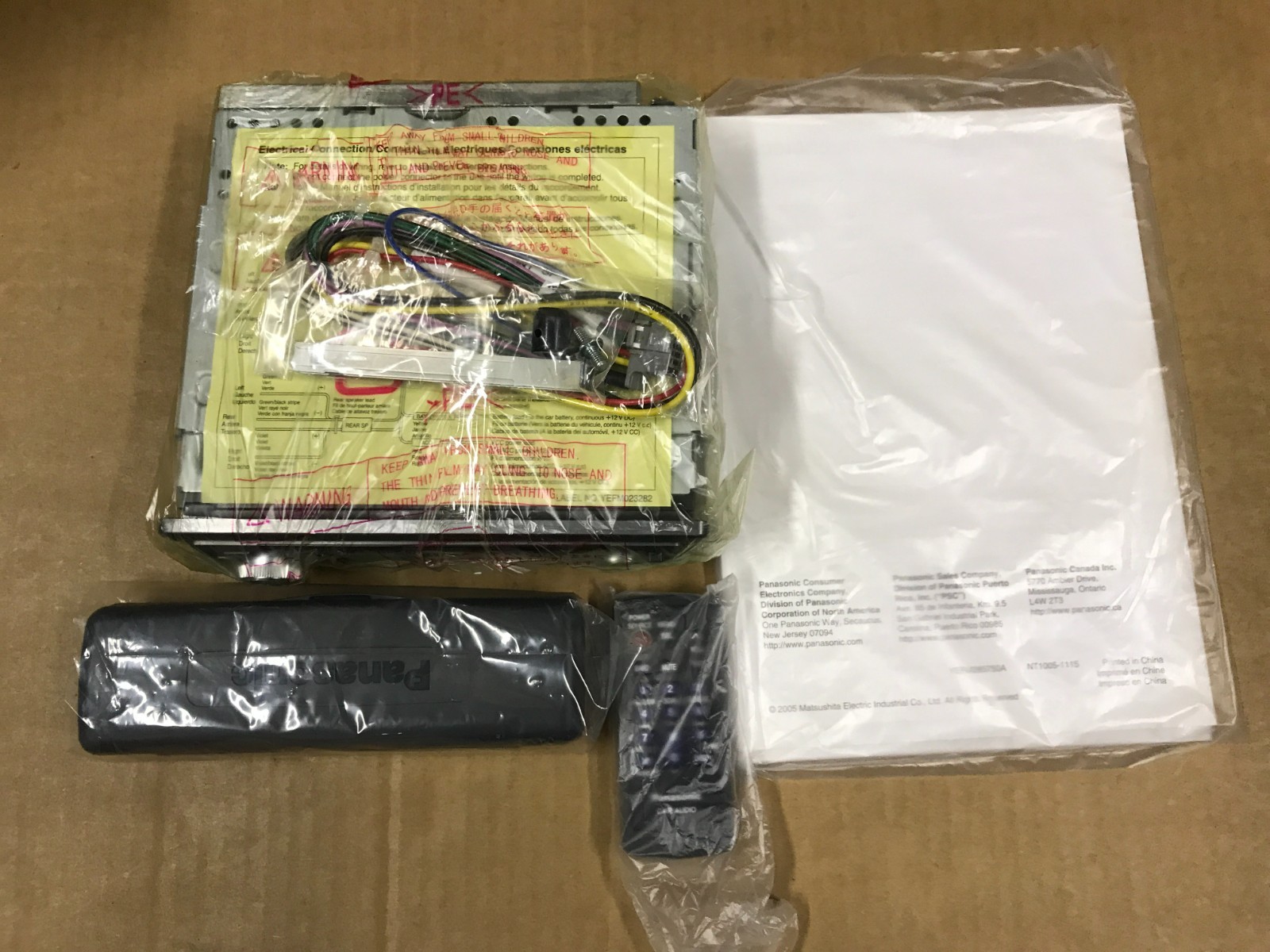 New-Open Box – Panasonic CQ-C3303U WMA MP3/CD Player/Receiver