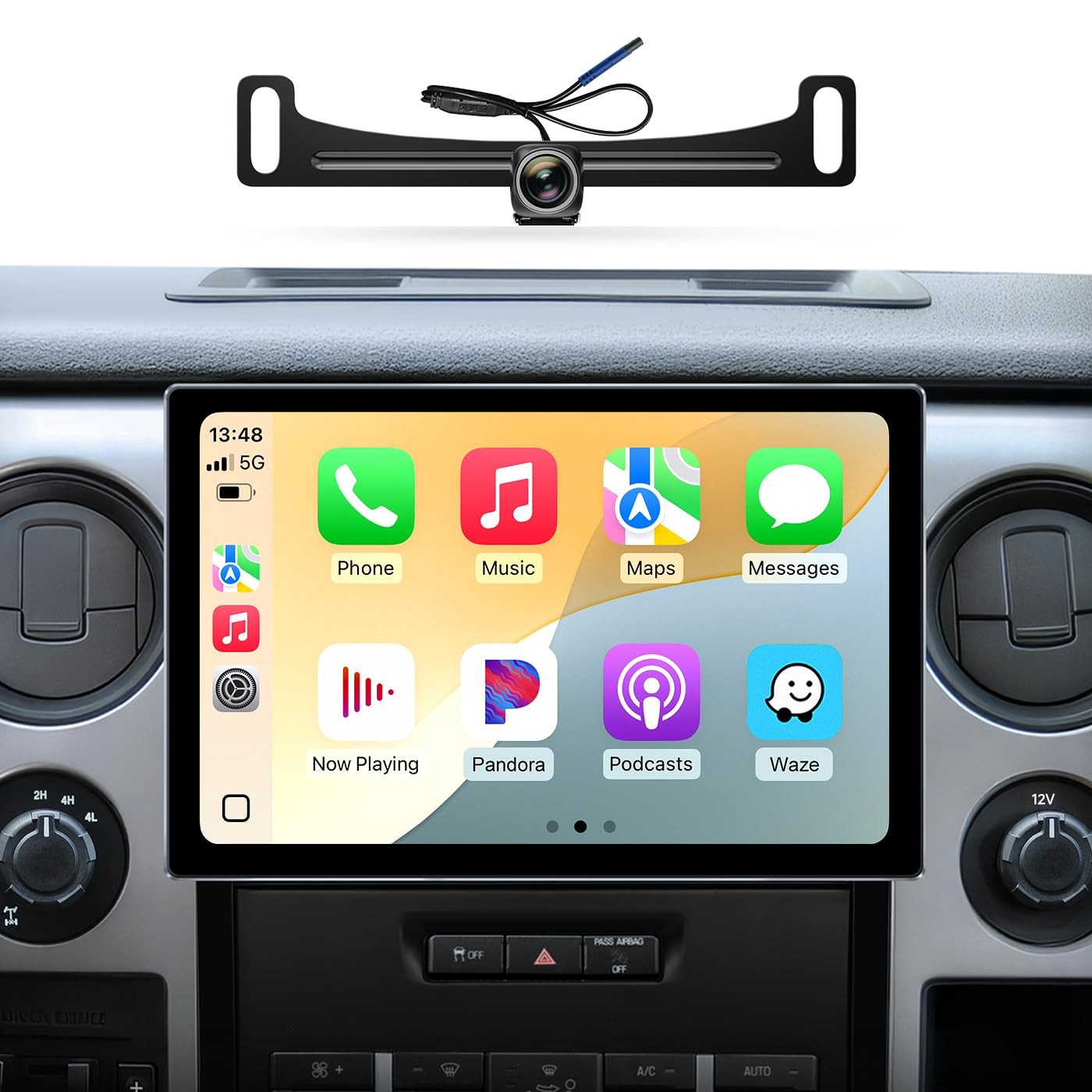 11.5” Car Stereo for 2009-2014 Ford F150, Wireless CarPlay, GPS, Bluetooth