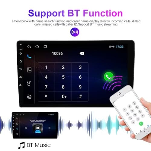 Car Radio for Toyota Camry 2018 2019 2020 2GB RAM 64GB 4-Core,FM RDS, 2GB+64GB