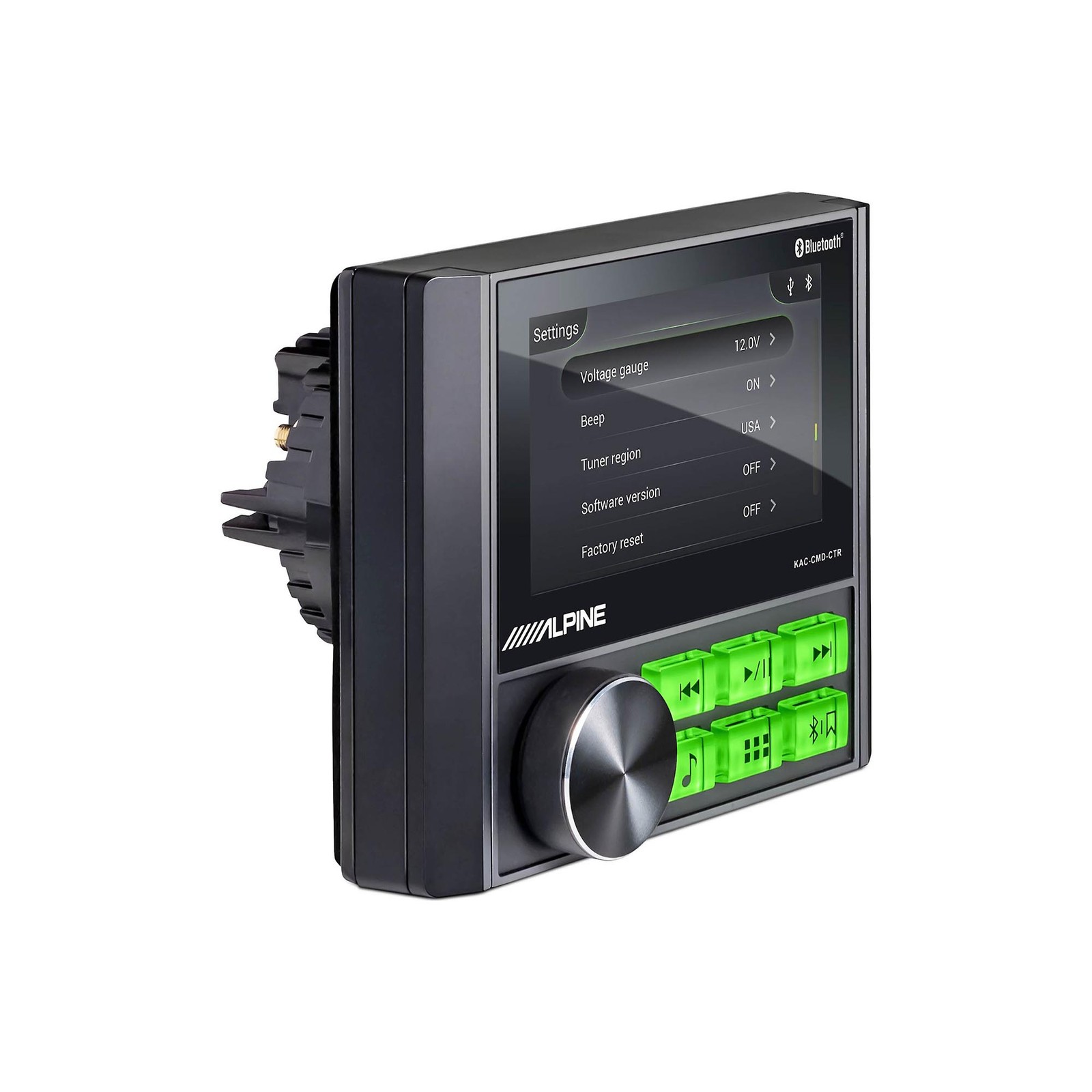 Alpine KAC-CMD-CTR Power Sports Commander Controller & SPXDDASH Double-Din Da…