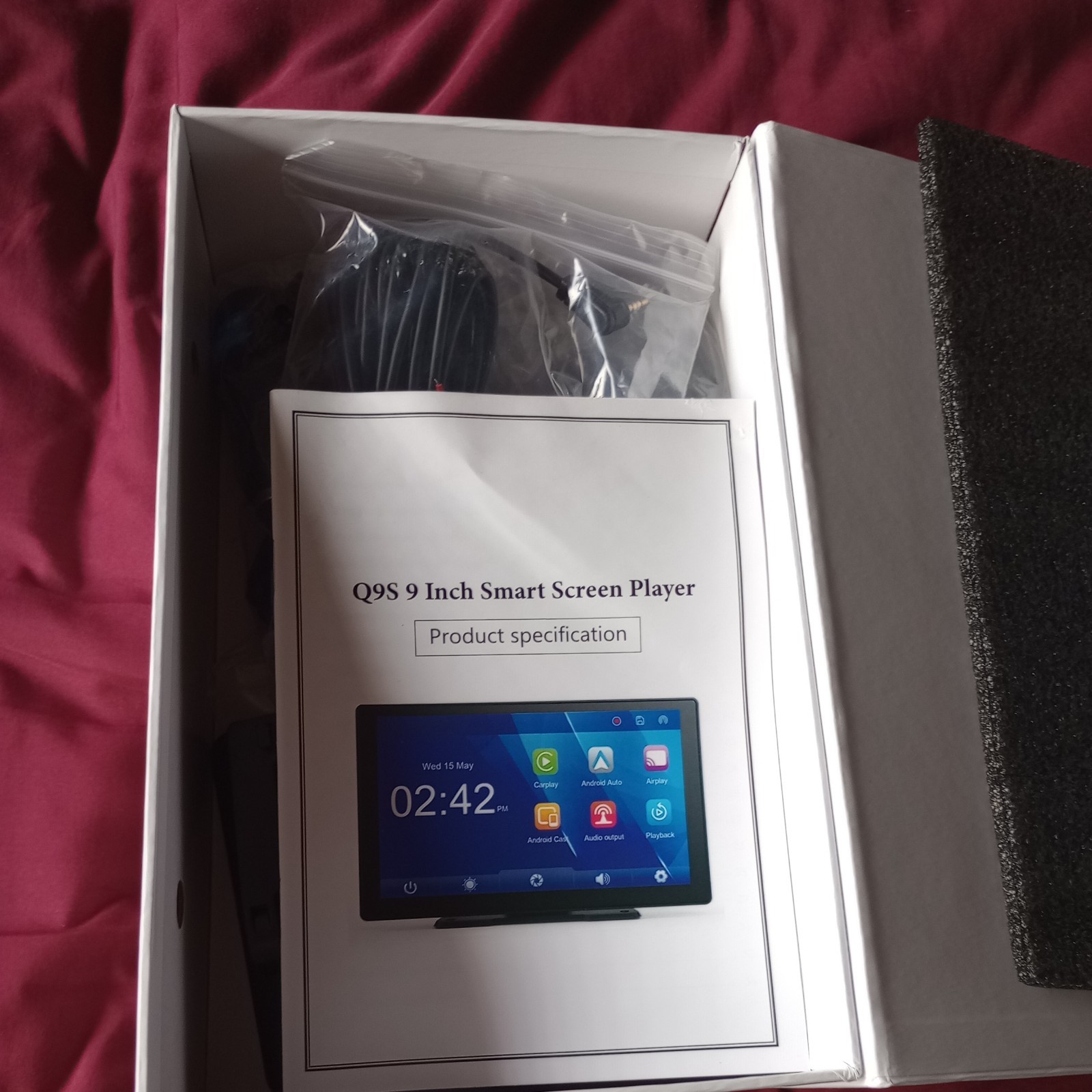 Hauxiy Q9S Smartscreen Stereo Wireless Touch Display With Voice Control
