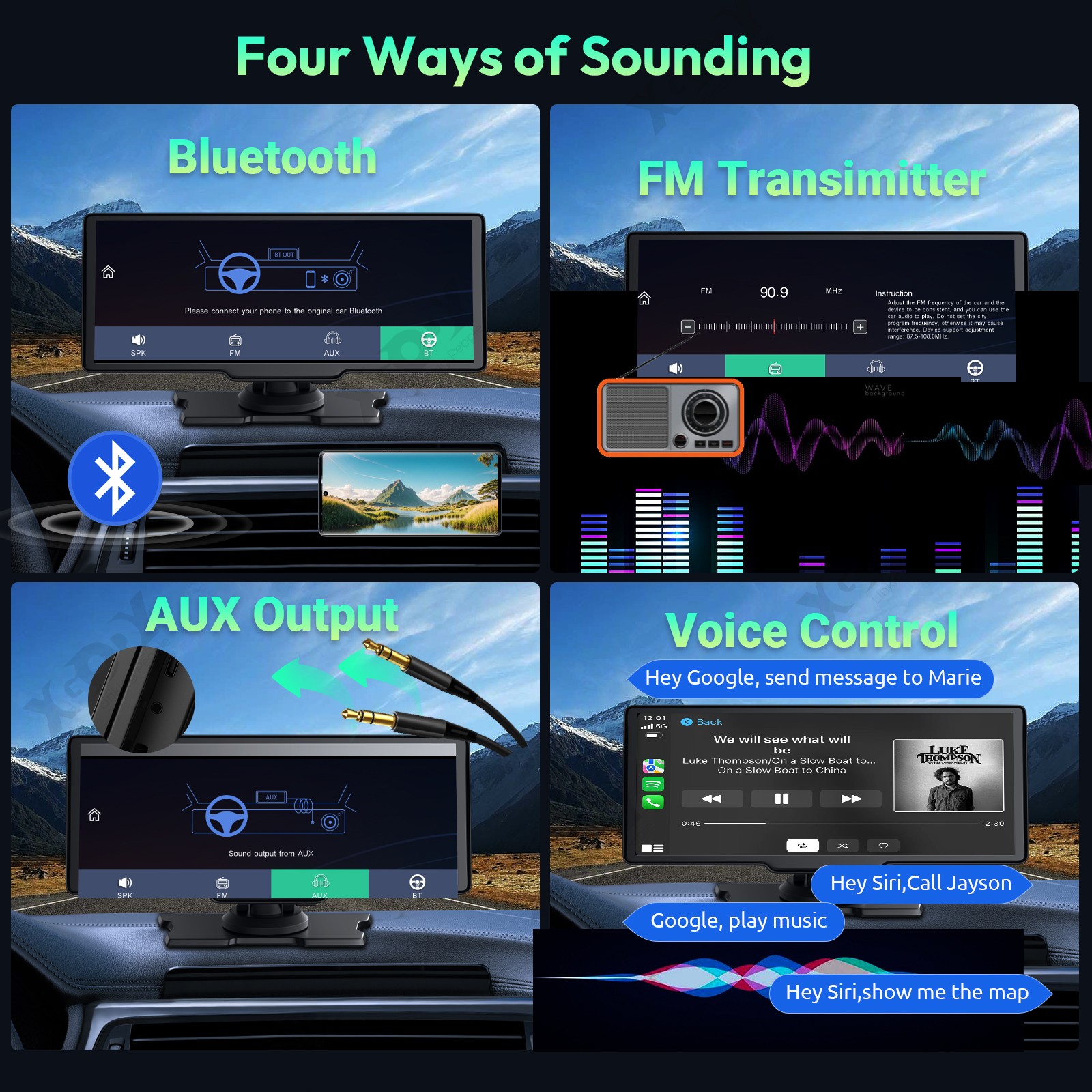 4.3″ Backup Camera Mirror Car Rear View Reverse Night Vision Parking System Kit