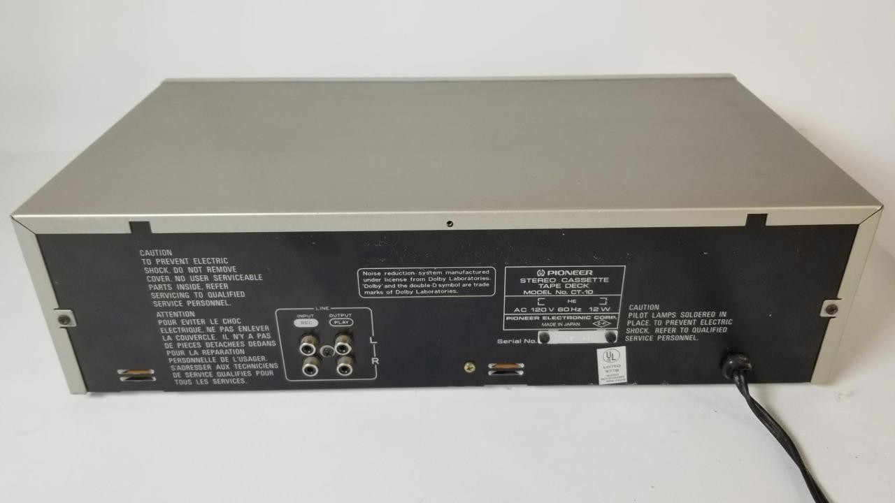 PIONEER CT-10 Cassette Deck