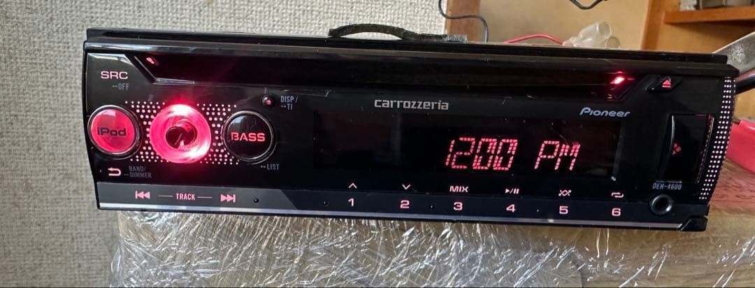 Pioneer Carrozzeria DEH-4600 CD USB AUX iPod iPhone DSP 1DIN Head Unit JDM