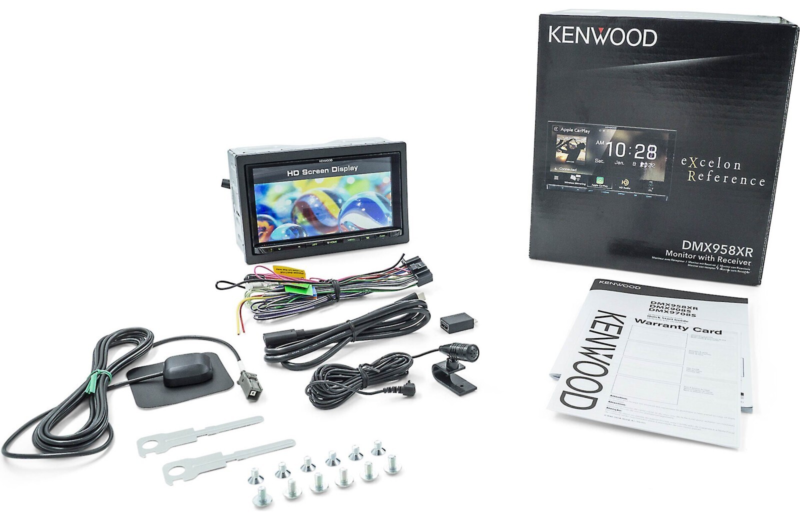 Kenwood DMX958XR Wireless Apple CarPlay Android Auto Multimedia HD Radio XM HDMI
