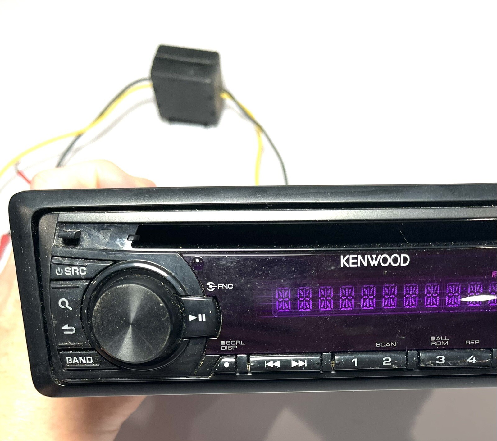 Kenwood KDC-148 CD Player Radio In Dash Receiver Black W/ Radio Cover