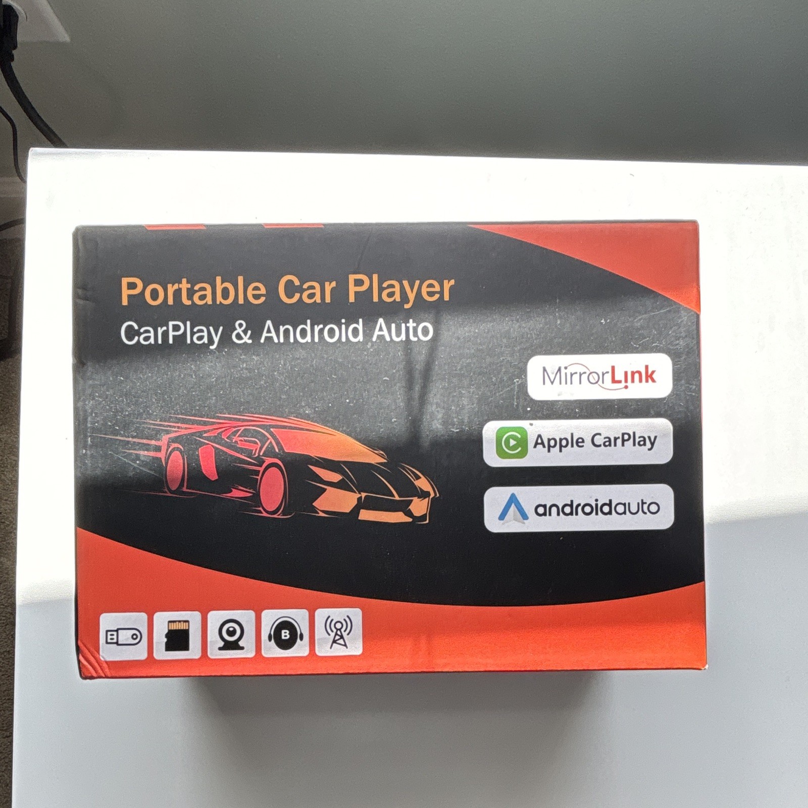 Portable Car Player MirrorLink Carplay Android Auto Box