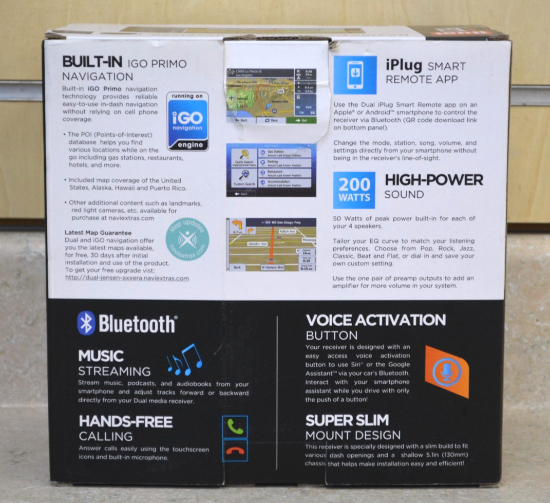 Dual 7″ LCD Navigation Receiver XVM279NAV *New/Open Box* FREE SHIPPING