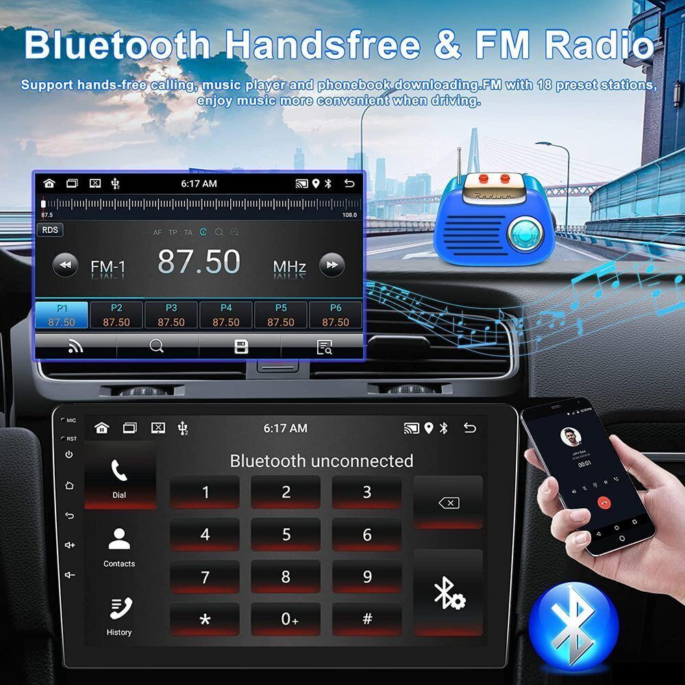 ANDROID 13 CAR STEREO GPS FOR NISSAN NAVARA 2015-2018 APPLE CARPLAY GPS 2GB+64GB
