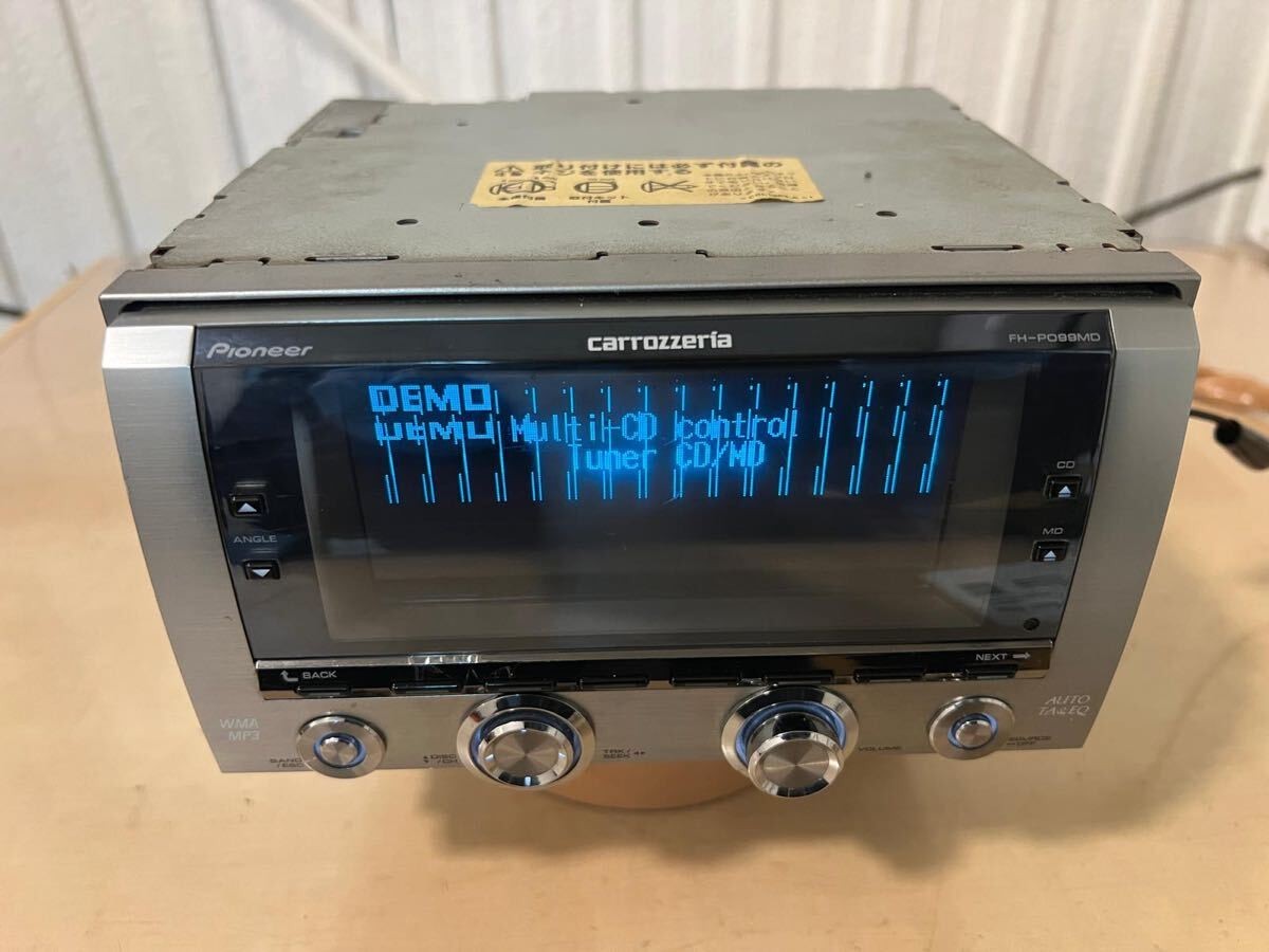 Pioneer Carrozzeria FH-P099MD CD MD Car Stereo Receiver Tested Working – JAPAN