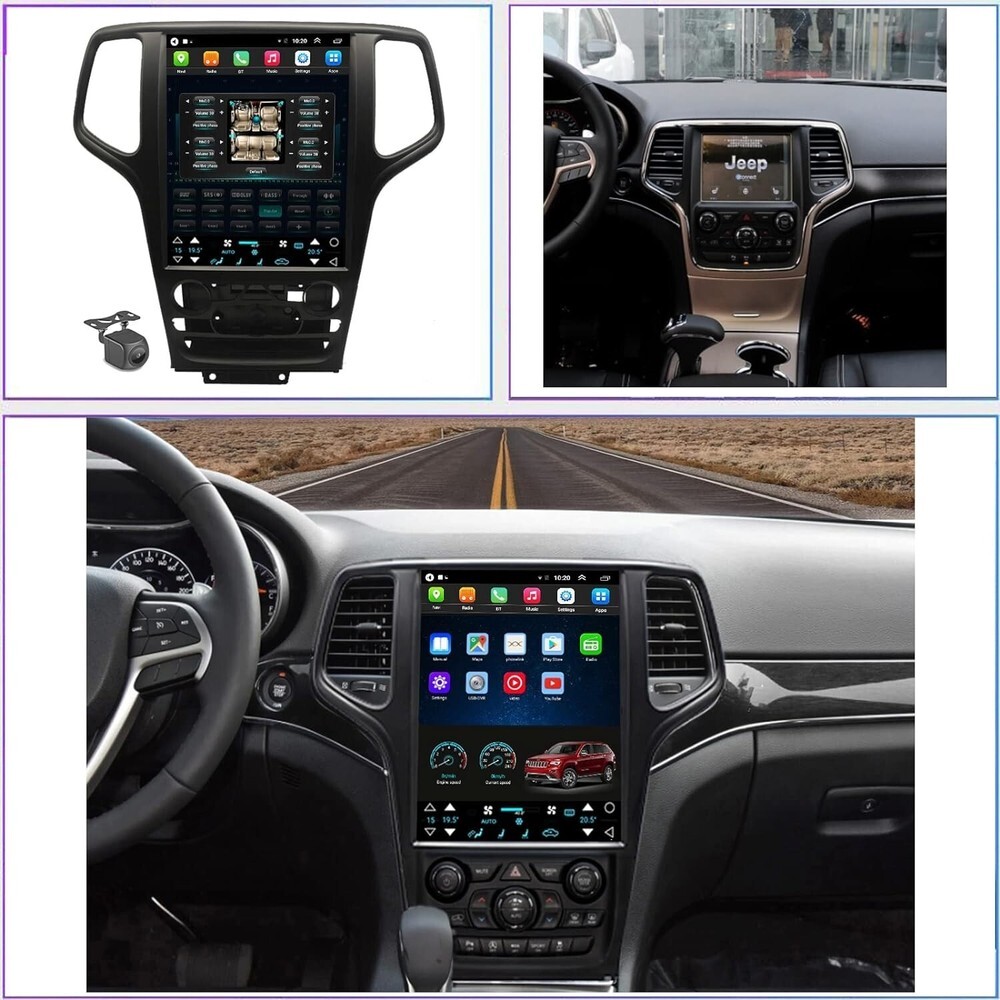 12.8″ Car Radio GPS navigation For Jeep Grand Cherokee 2014-2020 Auto Stereo