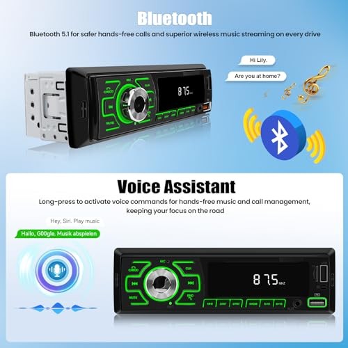 Bluetooth Car Radio – Single Din – Car Multimedia Audio Receiver P2
