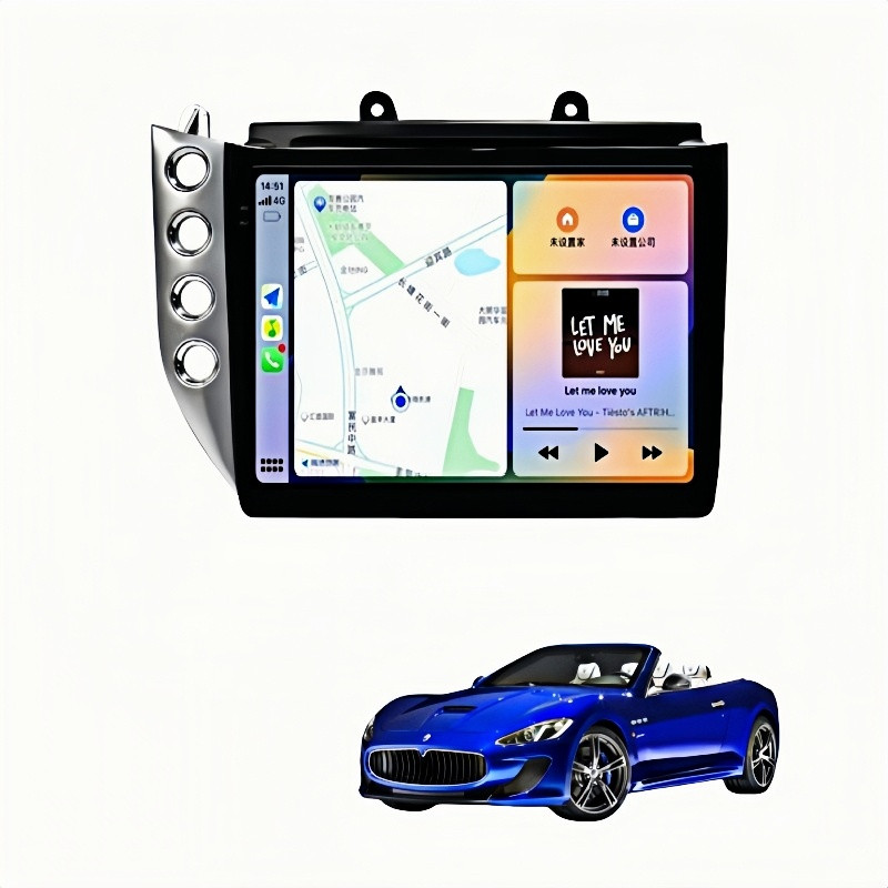 10.4″ For Maserati GT GranTurismo 2007-2020 6+128G CarPlay Car Stereo Radio GPS