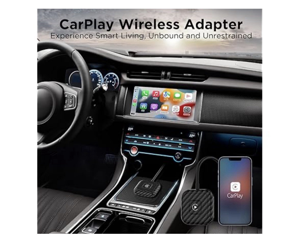 Wireless CarPlay Adapter for Apple CarPlay, Plug And Play, Easy to Setup NEW