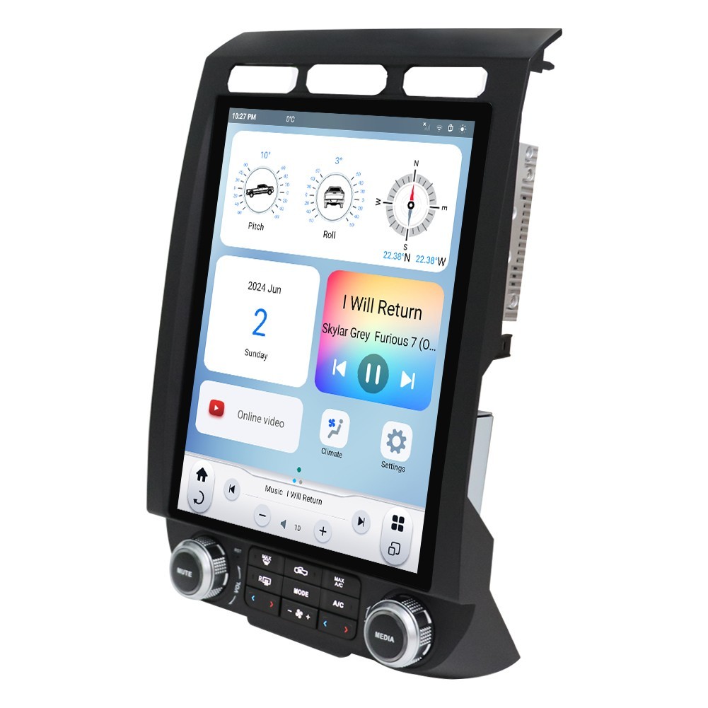 LINKSWELL GEN 6 “T” Style Radio for 2015-2022 Ford F-Series Carplay Android Auto