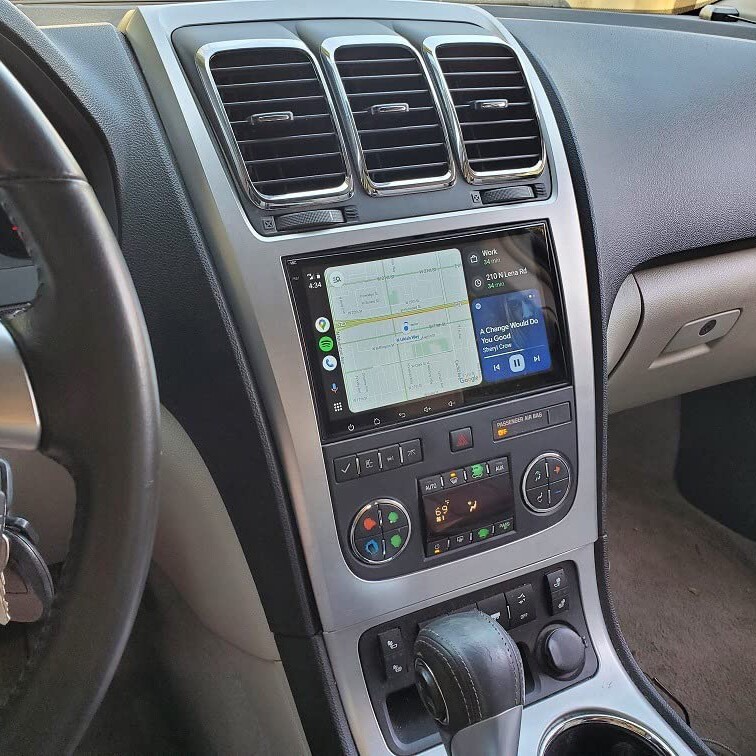 Radio Carplay For 2009-2012 GMC GPS Navi Back Camera Backup Cam FM RDS