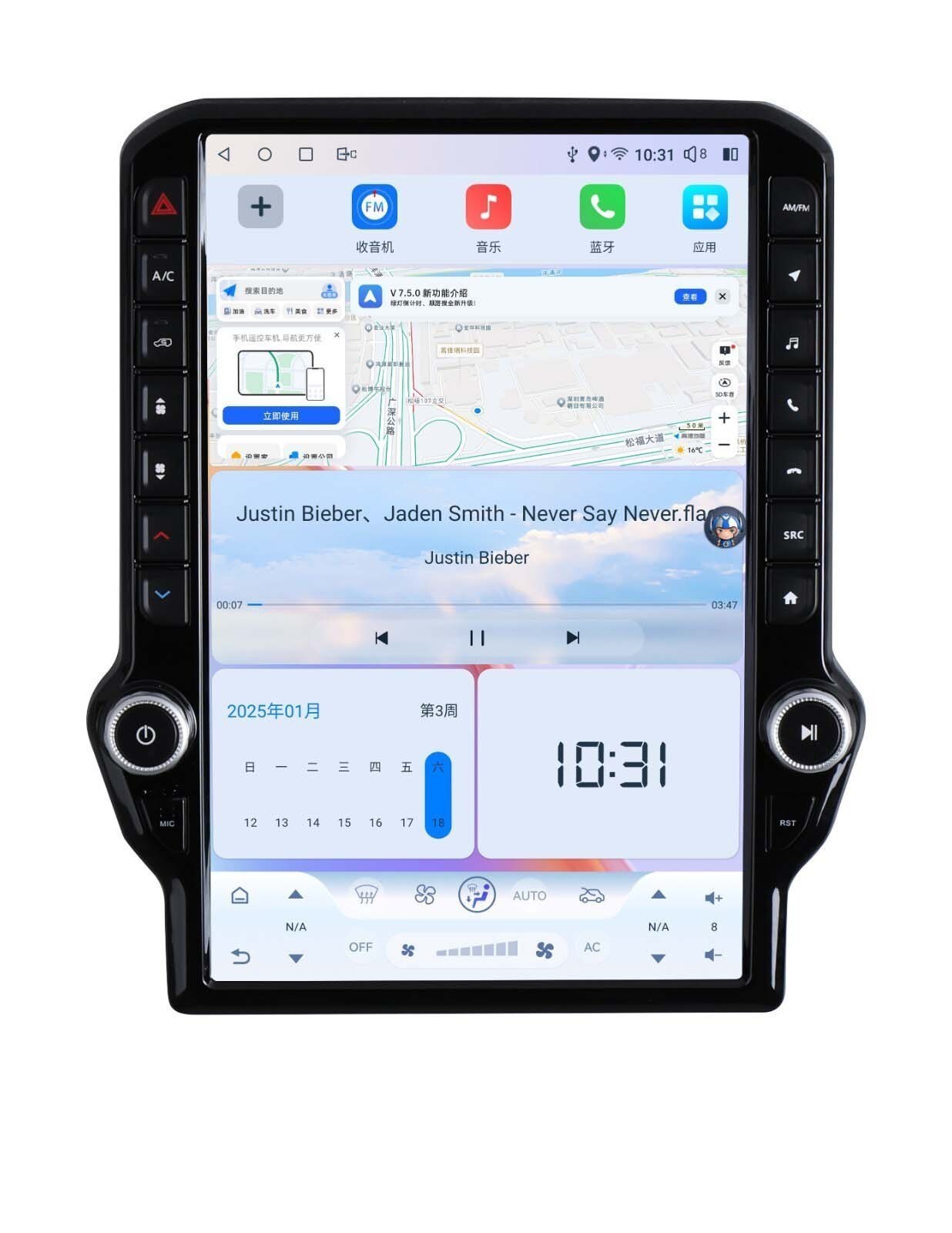 14.5″ For Dodge RAM 2013-2018 Car GPS Radio Navigation Stereo 8G+128GB Carplay