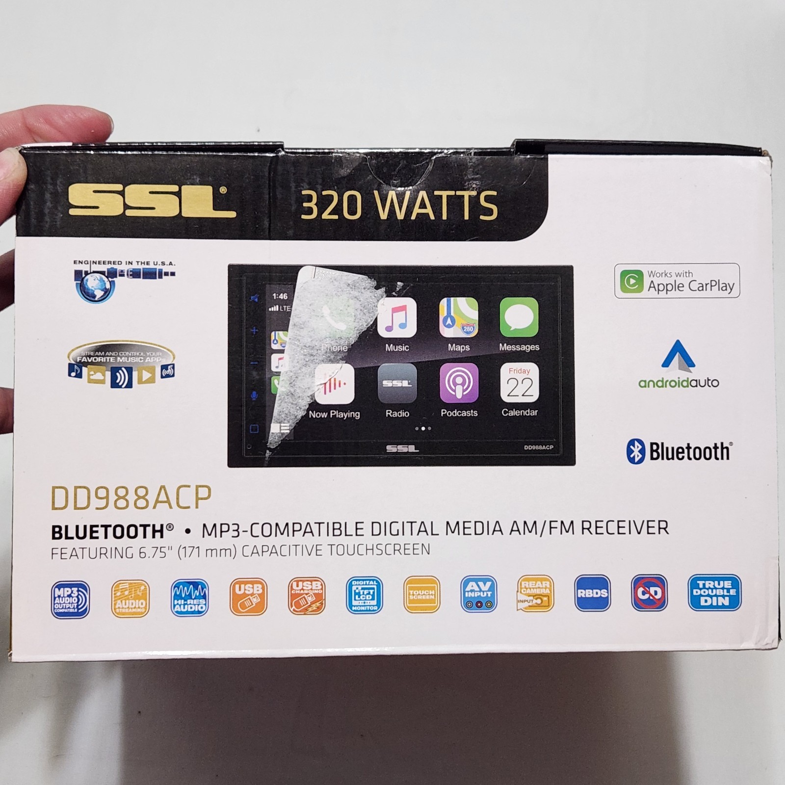 Sound Storm Laboratories SSL DD988ACP Car Audio Stereo System NEW