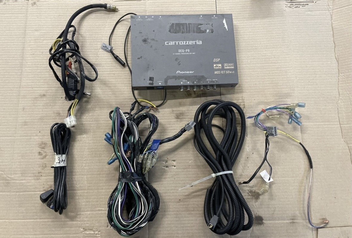 PIONEER CARROZZERIA DEQ-P9 DSP 5.1 Chanel Processing DSP Unit Sound System