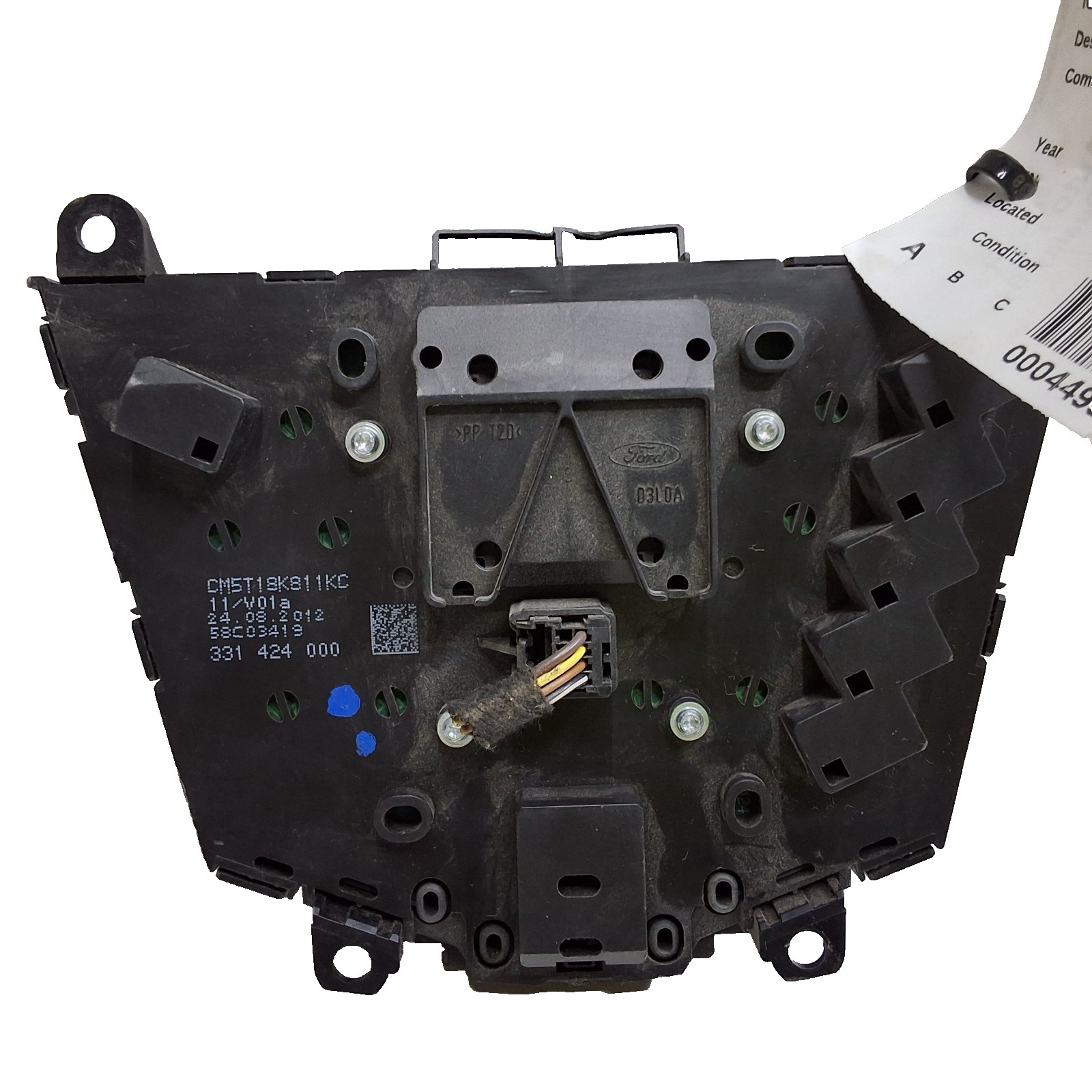 12 13 Ford Focus AM FM XM radio control panel OEM CM5T-18K811-KC