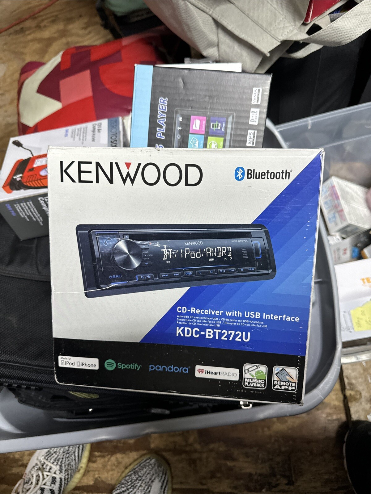 Kenwood KDC-BT22 Bluetooth CD Player Android iPhone Pandora MP3 AM FM USB Aux