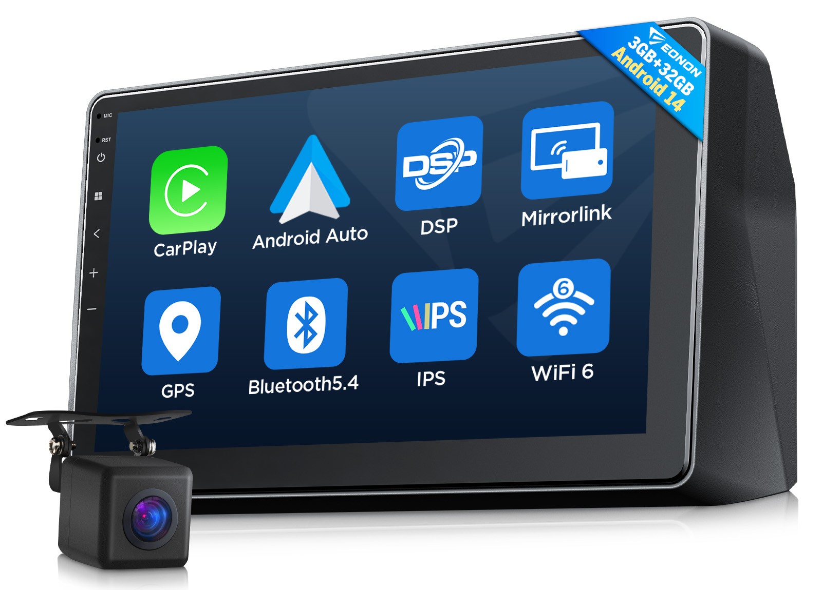 Eonon HAC2X7 10.1″Android 14 Car Radio GPS WiFi Head Unit for Honda Accord 08-12