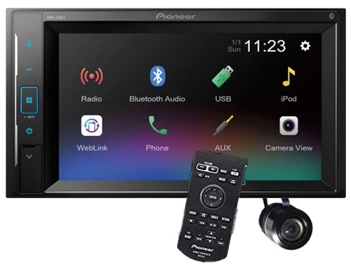 Pioneer DMH-240EX 6.2″ Digital Multimedia Receiver + Bullet Style Backup Camera