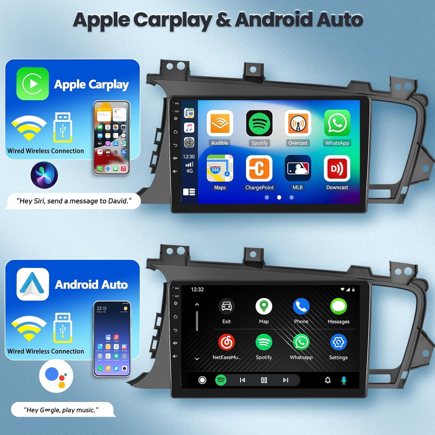 1280*800 For 2011-2013 Kia Optima K5 Carplay Car Radio stereo Auto Navi 2+32GB