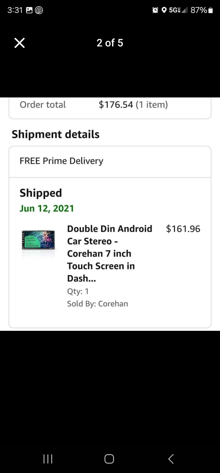 Double Din Android Car Stereo – Corehan 7 inch Touch Screen in Dash Car Radio