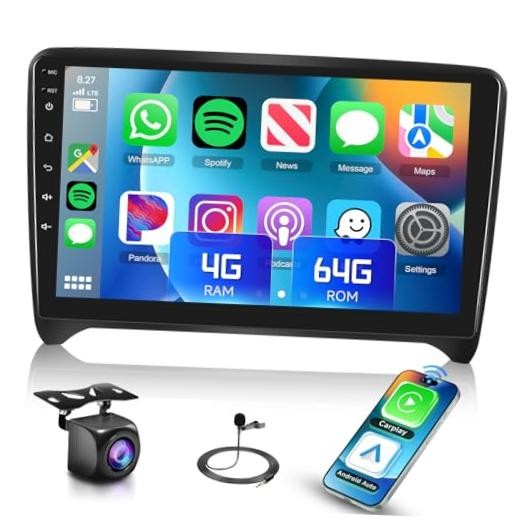 Audi TT MK2 2006-2014 Car Stereo with 4GB+64GB 4Core 4G+64G