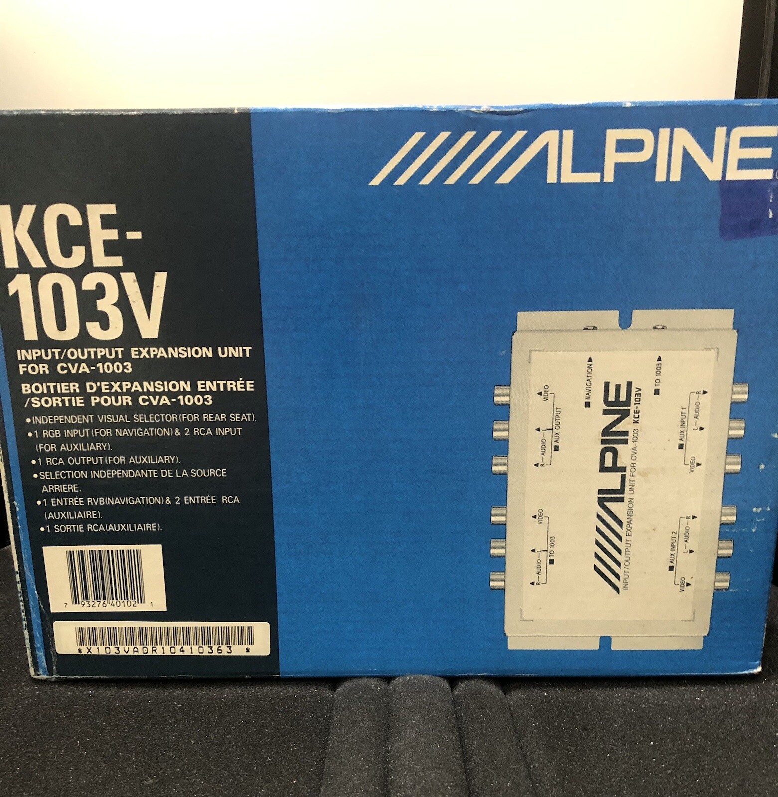 Alpine KCE-103v Video Expansión Box For Cuba-1003