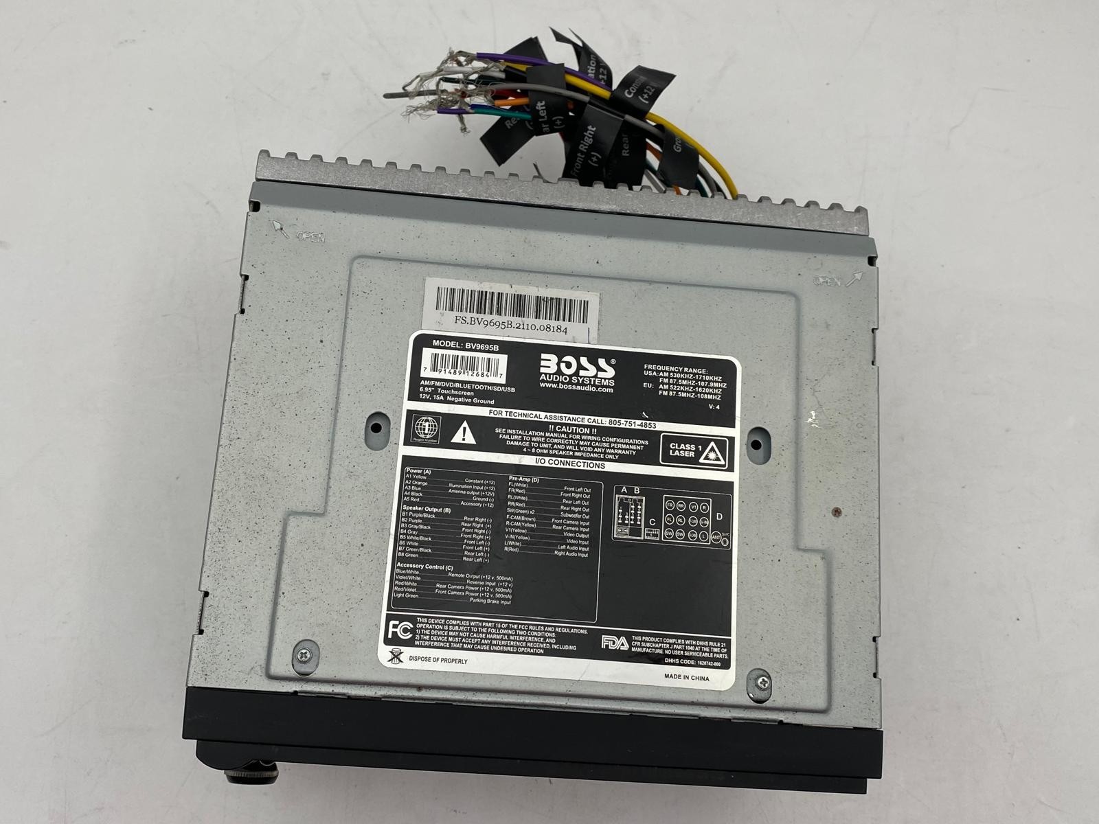 BOSS Audio System Car Audio Stereo (BV9695B, BCPA8) – Parts | Lot of 14
