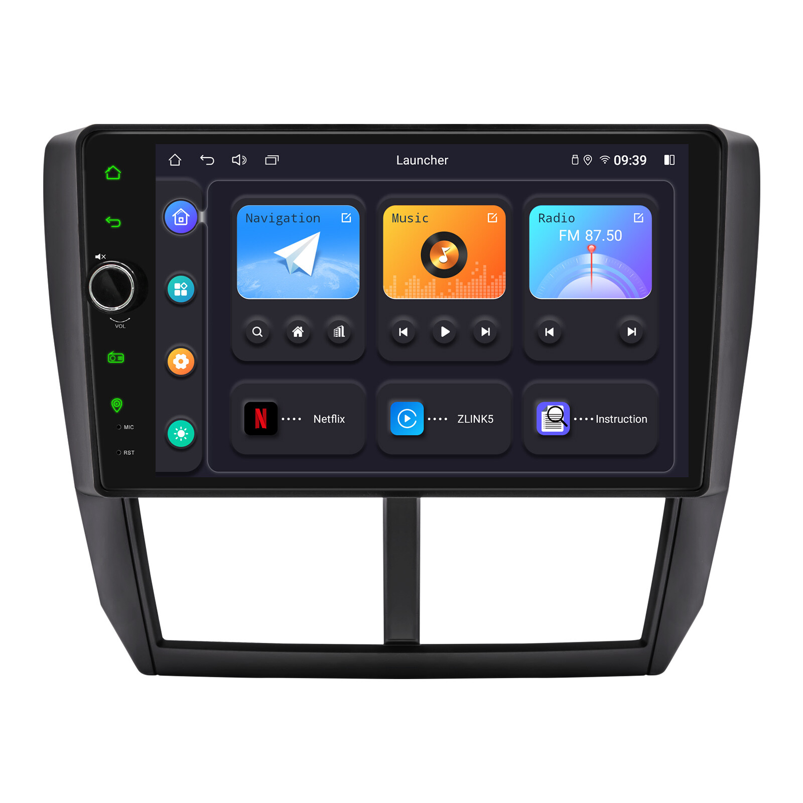 Joying 9 Inch Android 12 Car Radio Mirror Link For Subaru Forester WRX 2008-2012