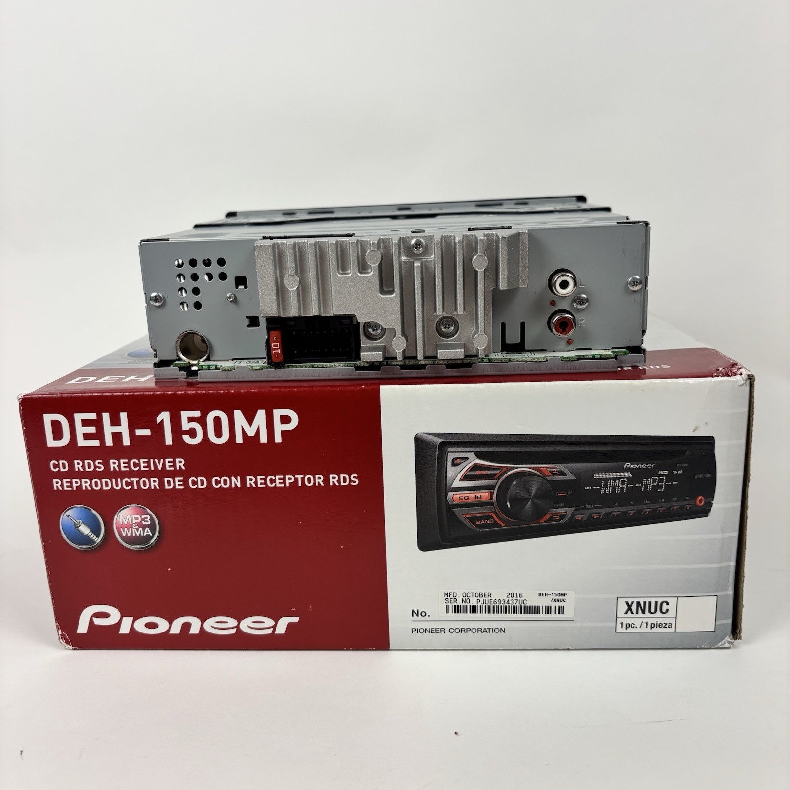 Pioneer DEH-150MP CD Car Stereo MP3 Player In-Dash Receiver AUX Remote NEW OPEN