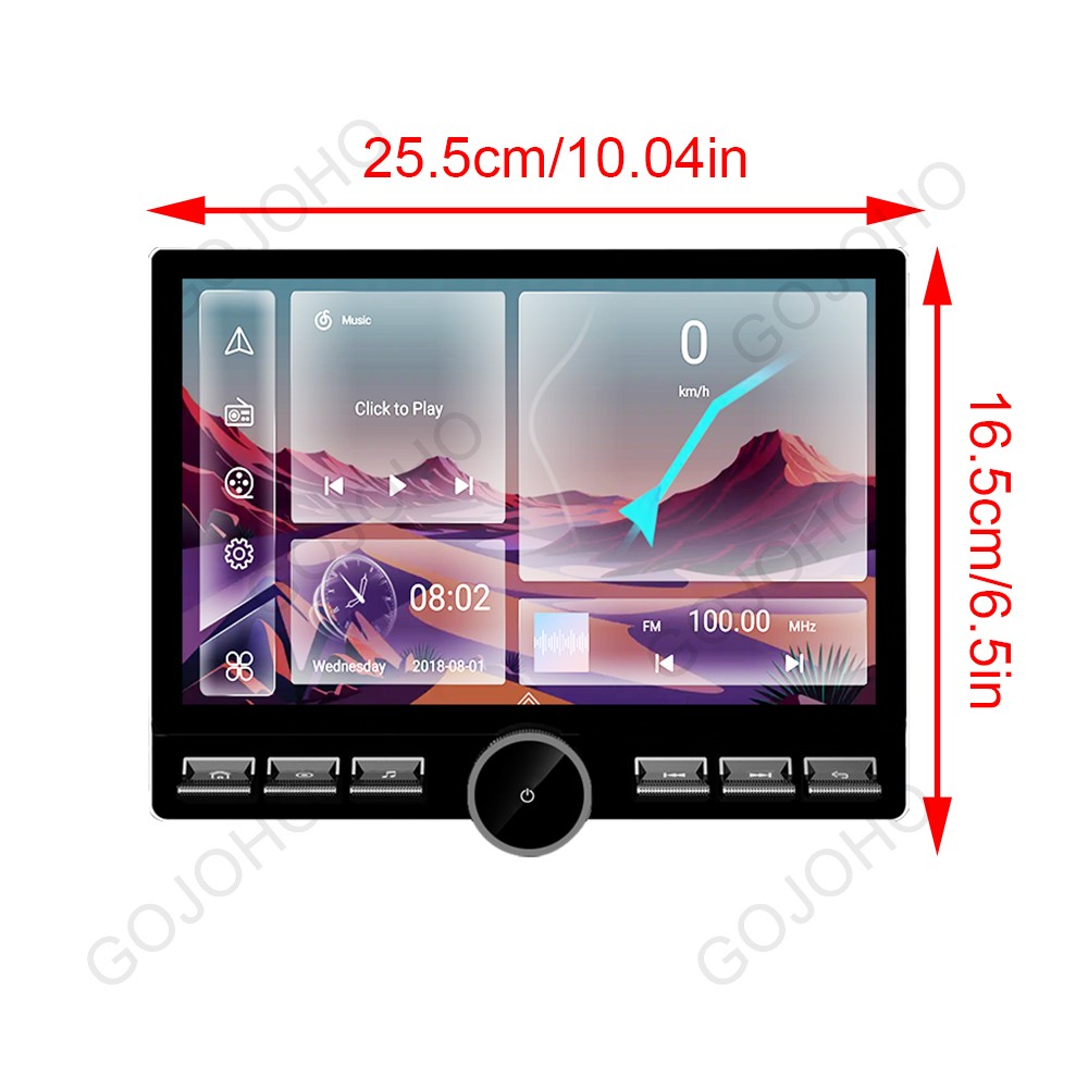 For Honda CRV 2007-2011 Caro Radio 64G Stere GPS+Cam Navi WiFi Wireless Carplay