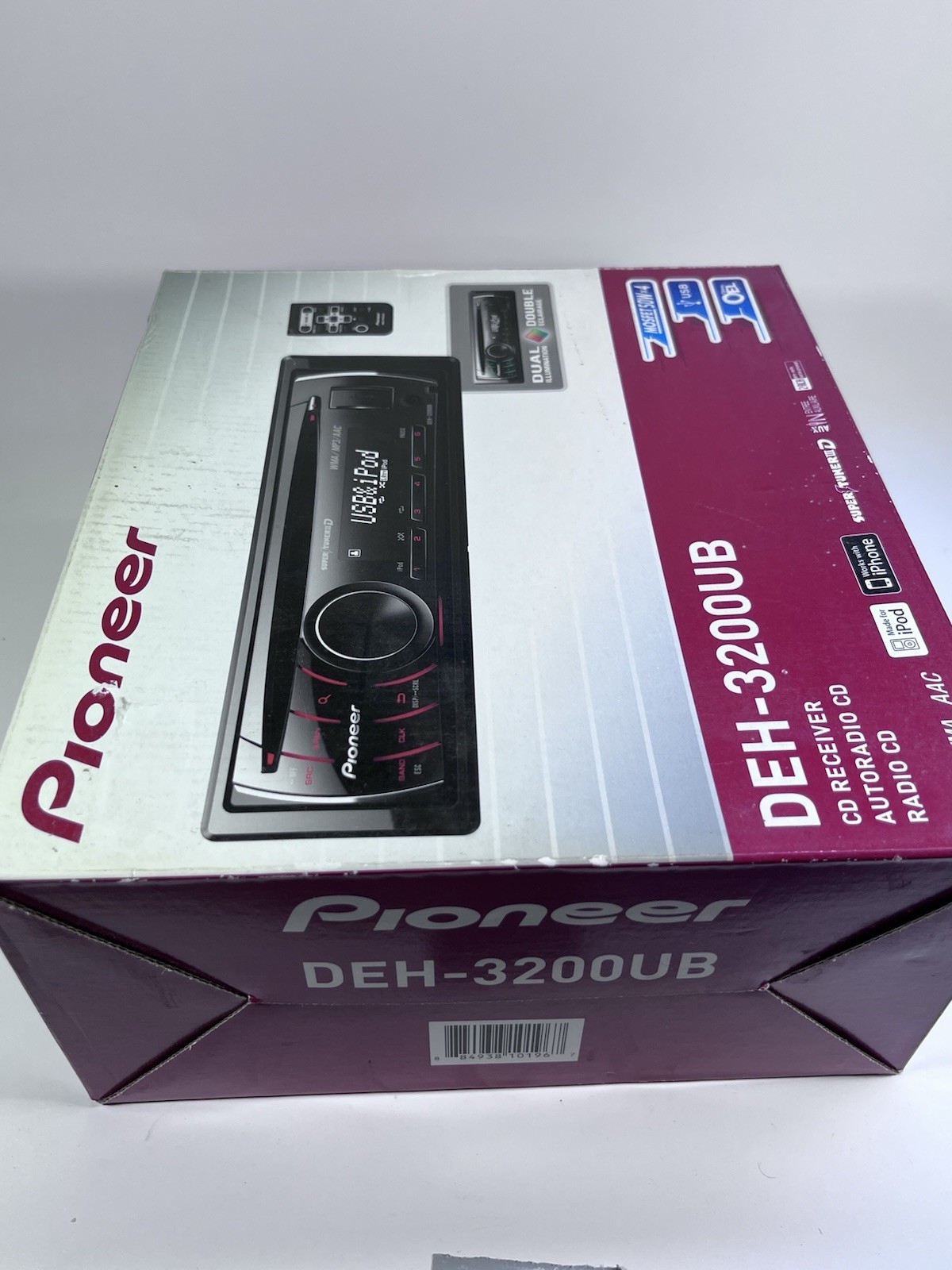 Pioneer DEH-3200UB CD Player/USB In Dash Receiver BRAND NEW