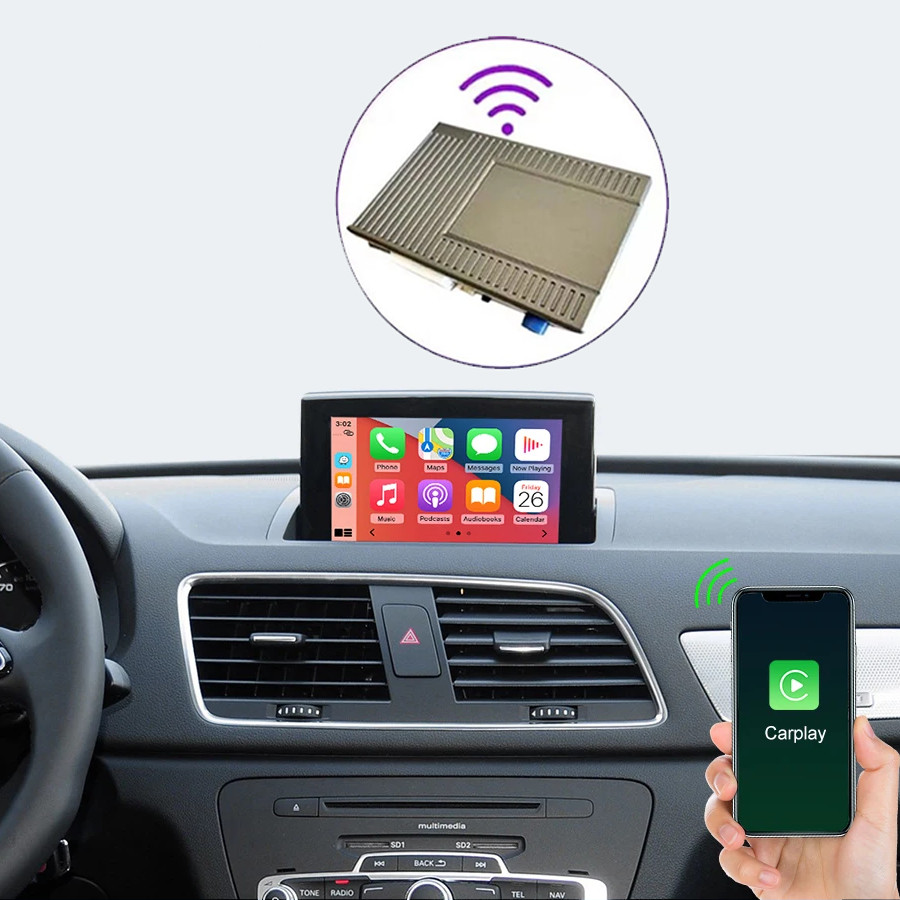 Wireless Carplay Android auto kit adaptor For Audi A1 Q3 2011-2018 RMC System