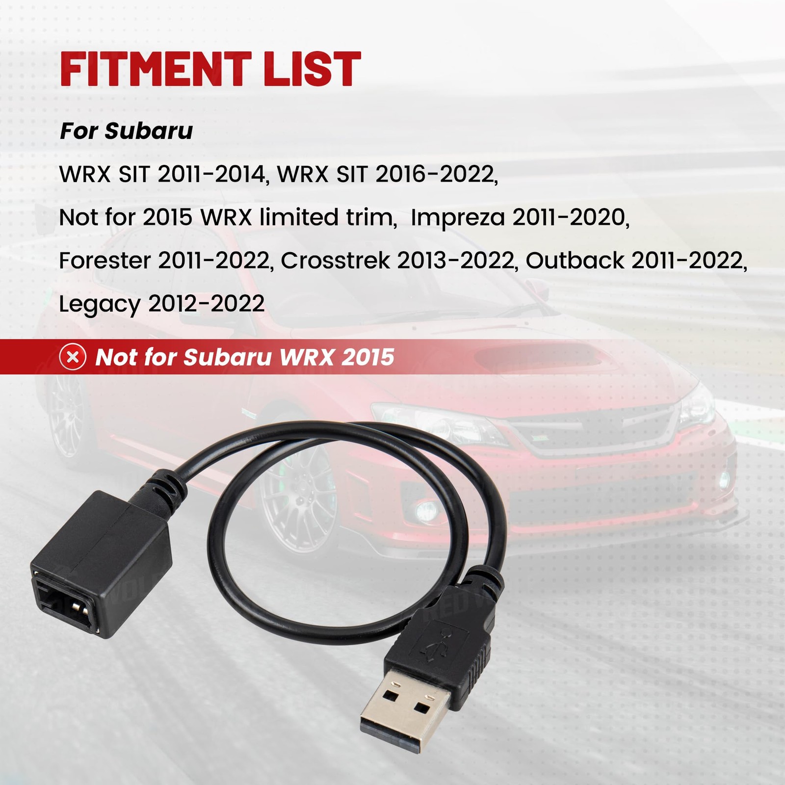 Car Radio Factory USB Port Retention Cable Wiring Harness Fit for 2011-2022 S…