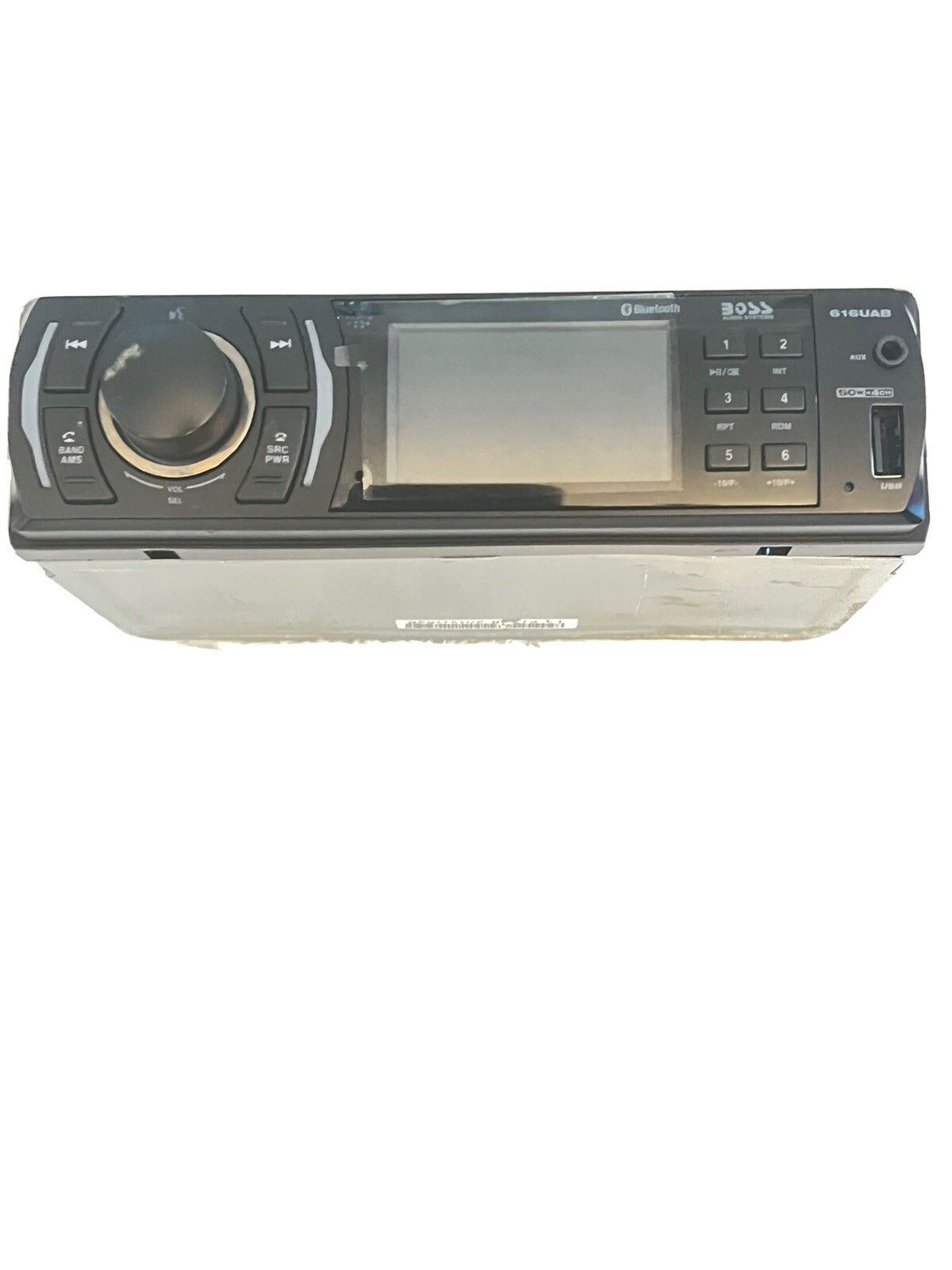BOSS Audio 609UAB 4 x 50W 1 DIN Multimedia Car Stereo – Black