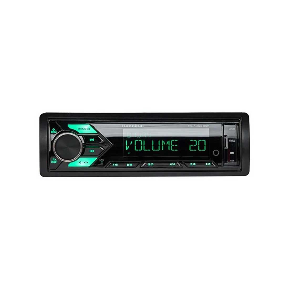 Deaf Bonce Hannibal HBM-303 DSP 1-DIN MP3 Bluetooth Car Head Unit Receiver DSP