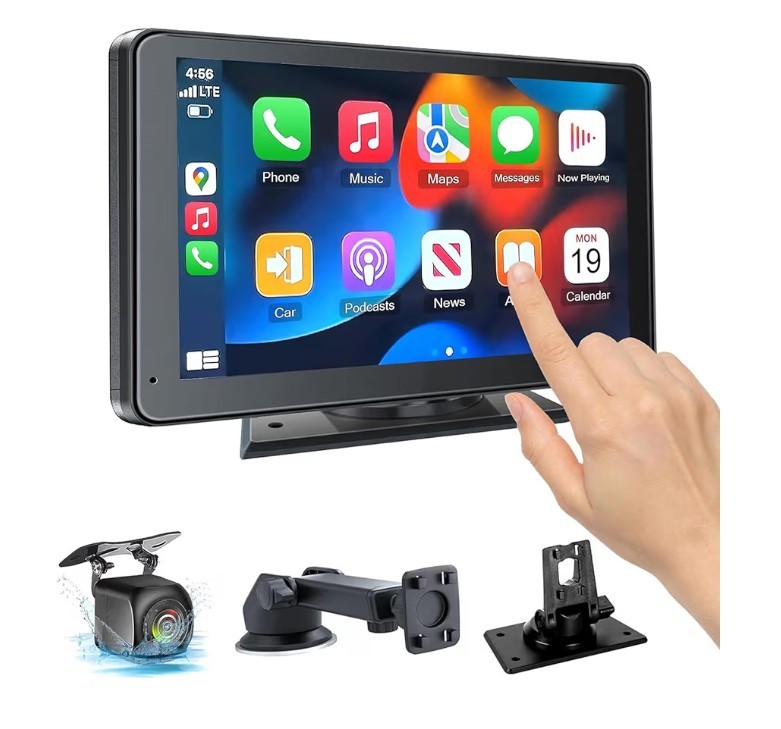 7″ HD Touch Screen Wireless Carplay & Android Auto Backup Camera Bluetooth 5.2