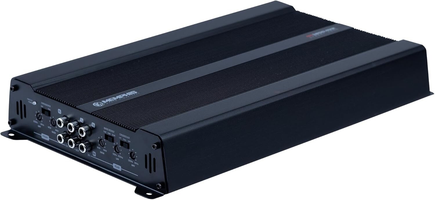 Memphis Audio SE1200.4V2 Street Edge 85W 4Channel 2Ohm, Car Audio Amplifier +KIT