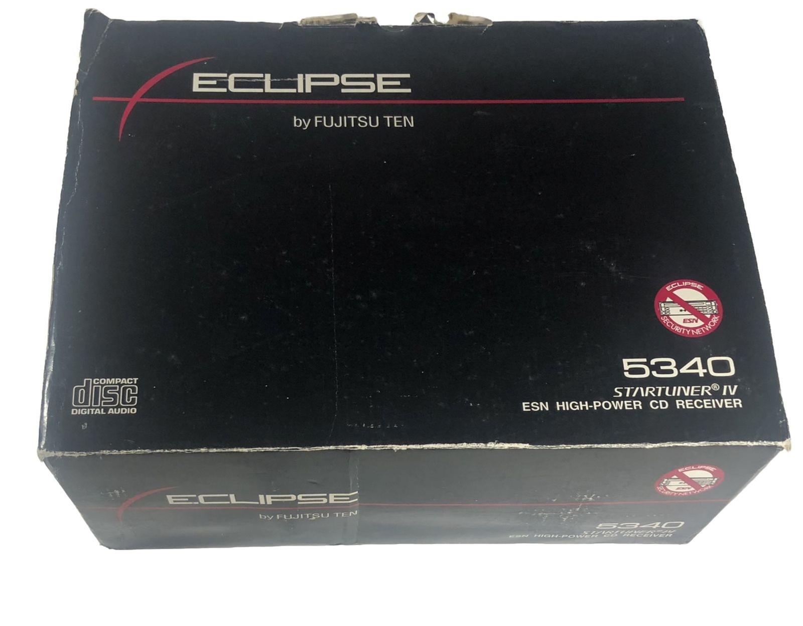 Eclipse ESN-5340 Old School CD Digital Audio Unit ,orig box,manual ,Mazda plug