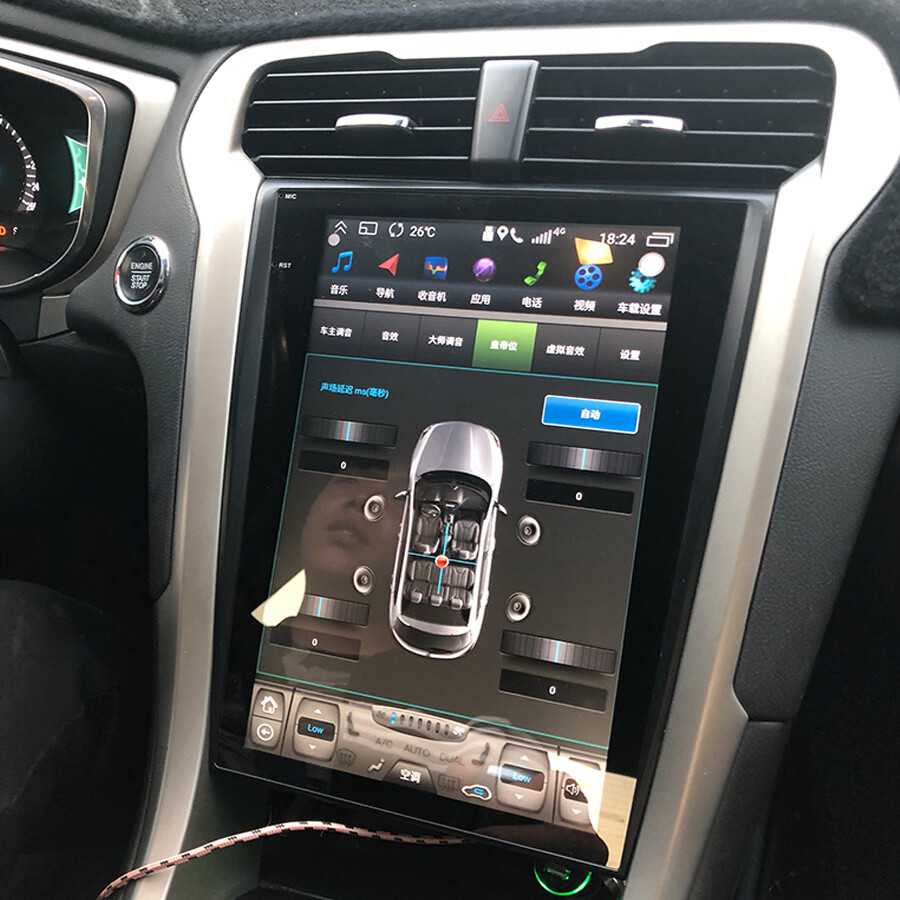 12.1″ Android Navigation Car Gps Stereo Tesla Style For Ford Mondeo Fusion 13~18