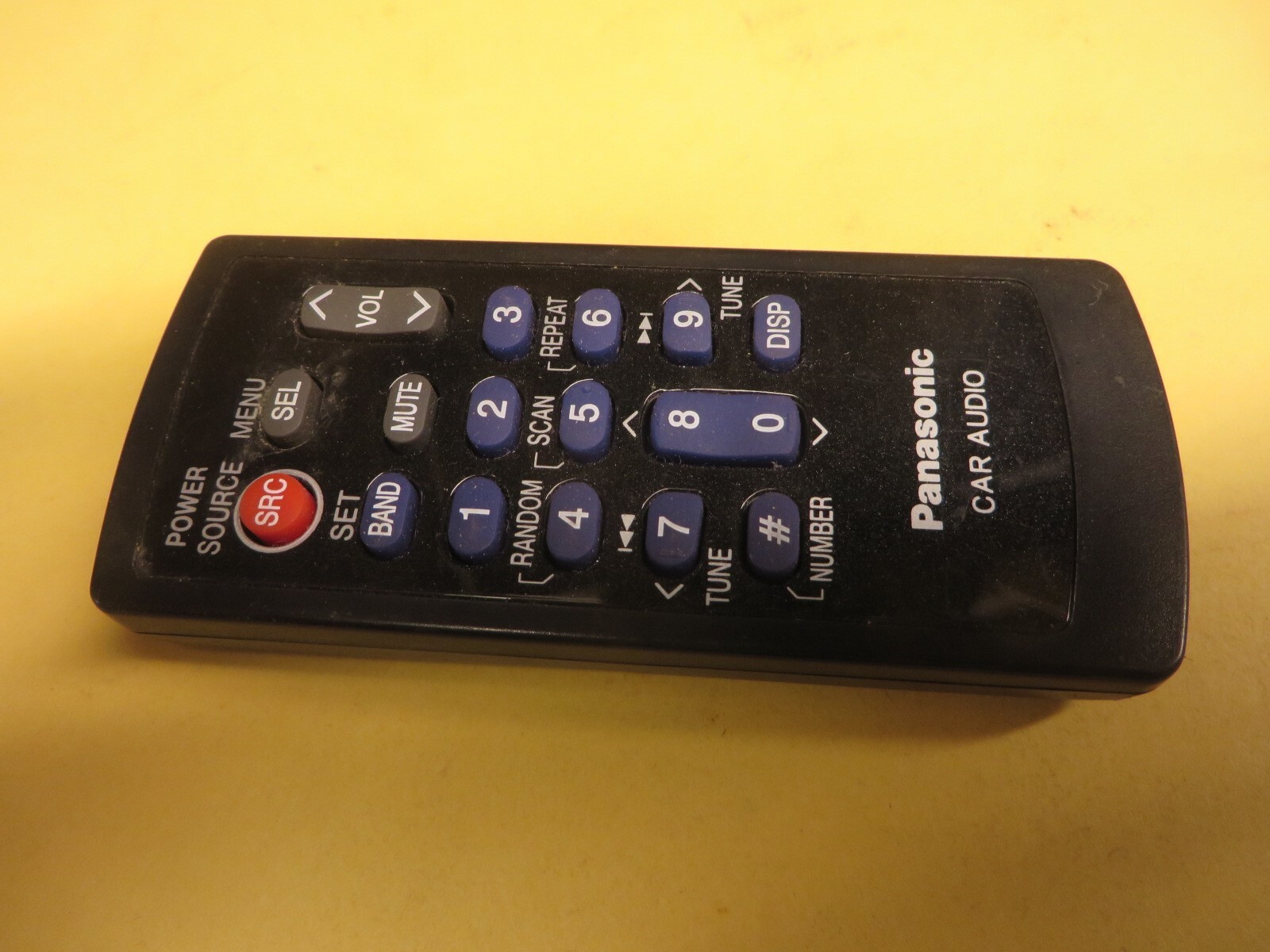 PANASONIC RADIO CD AUDIO REMOTE CONTROL # EUR7641010