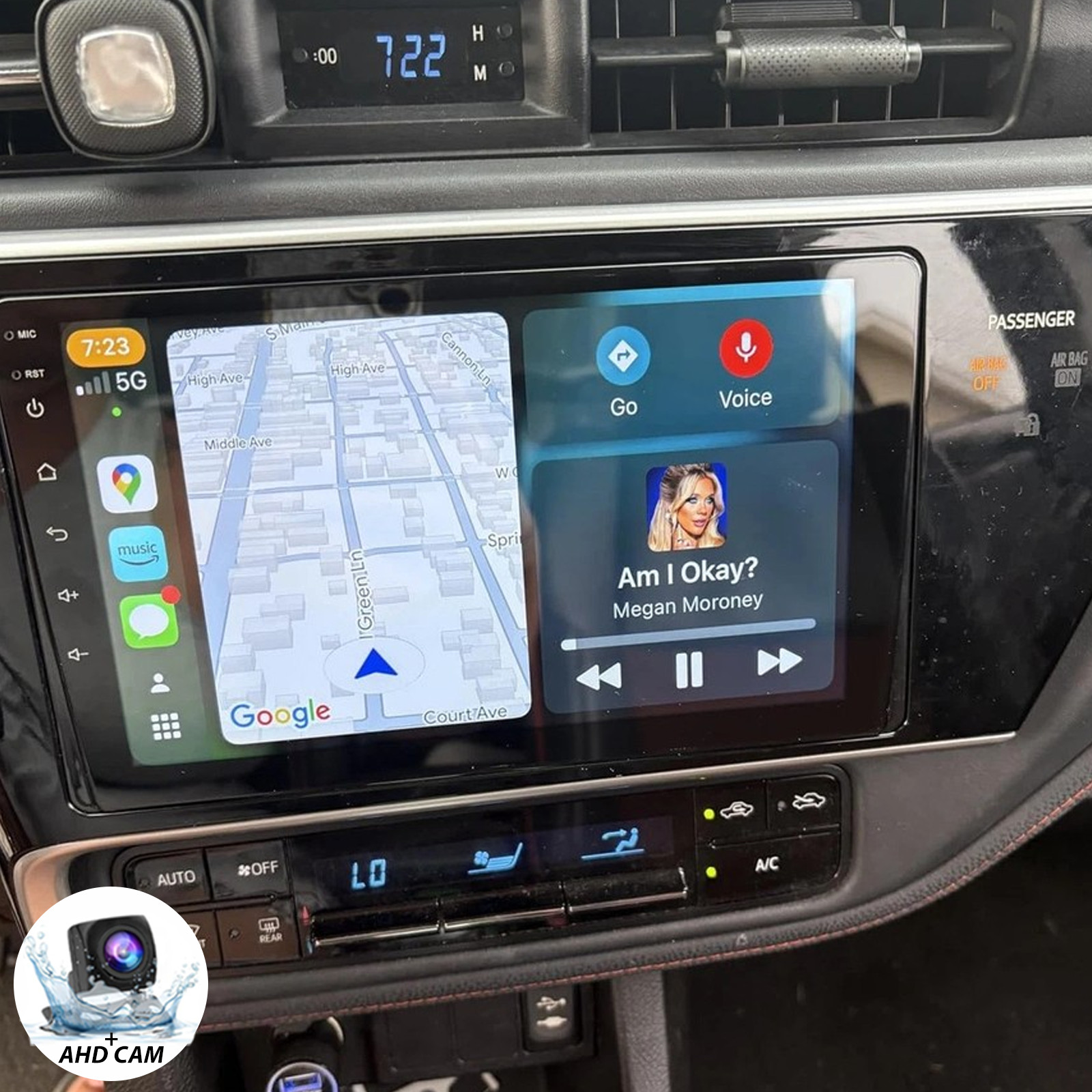 Apple Carplay For Toyota Corolla 2017-2018 Android 13 Car Stereo Radio GPS 4+64G