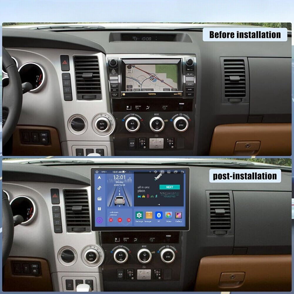 13.1″ Android 13 Car Stereo Radio for Toyota Tundra 2007-2013 Sequoia GPS WIFI