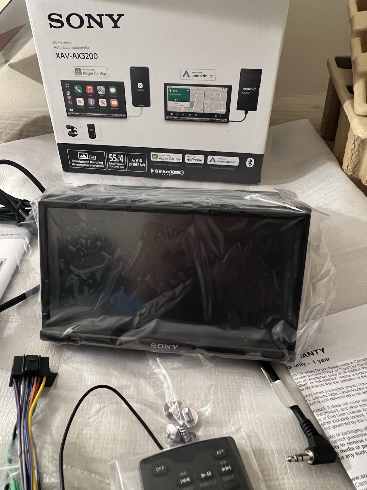 Sony XAV-AX3200 AV Multi Media Receiver Car Stuck On Ok Screen Need Repair