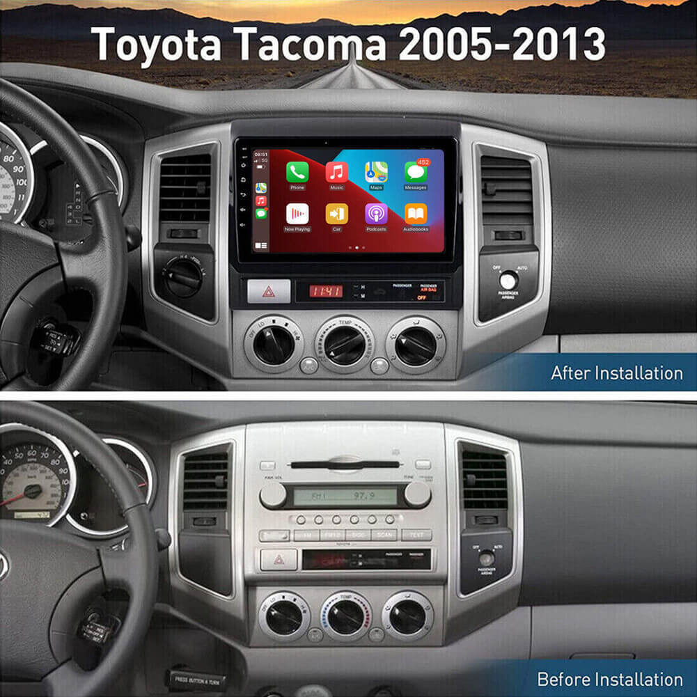For Toyota Tacoma 2005-2013 Android 12.0 Car Radio Stereo GPS WIFI Apple Carplay